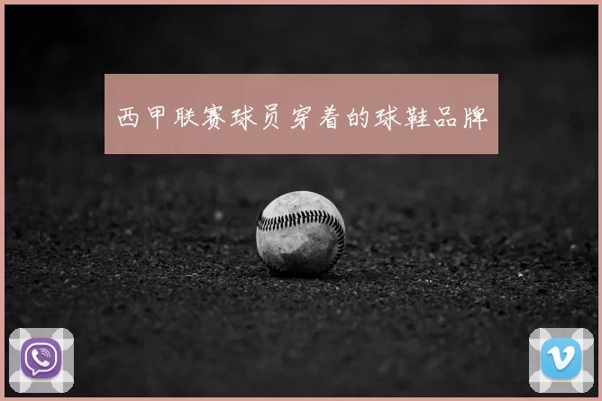 西甲联赛球员穿着的球鞋品牌