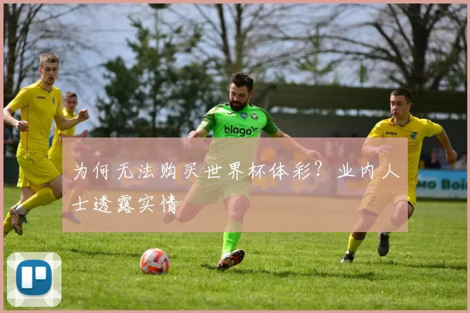 为何无法购买世界杯体彩？业内人士透露实情